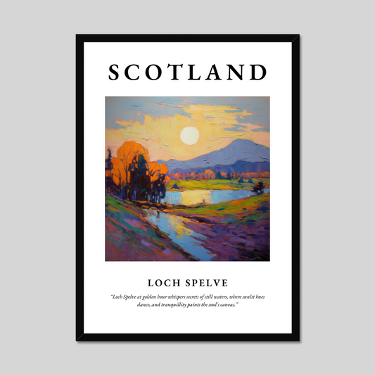 Poster of Loch Spelve, Scotland.