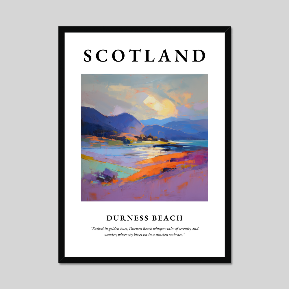 Poster of Durness Beach, Scotland.