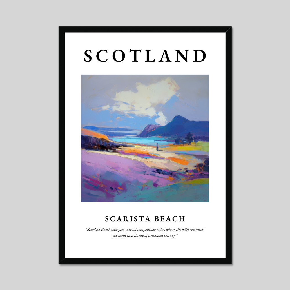 Poster of Scarista Beach, Scotland.