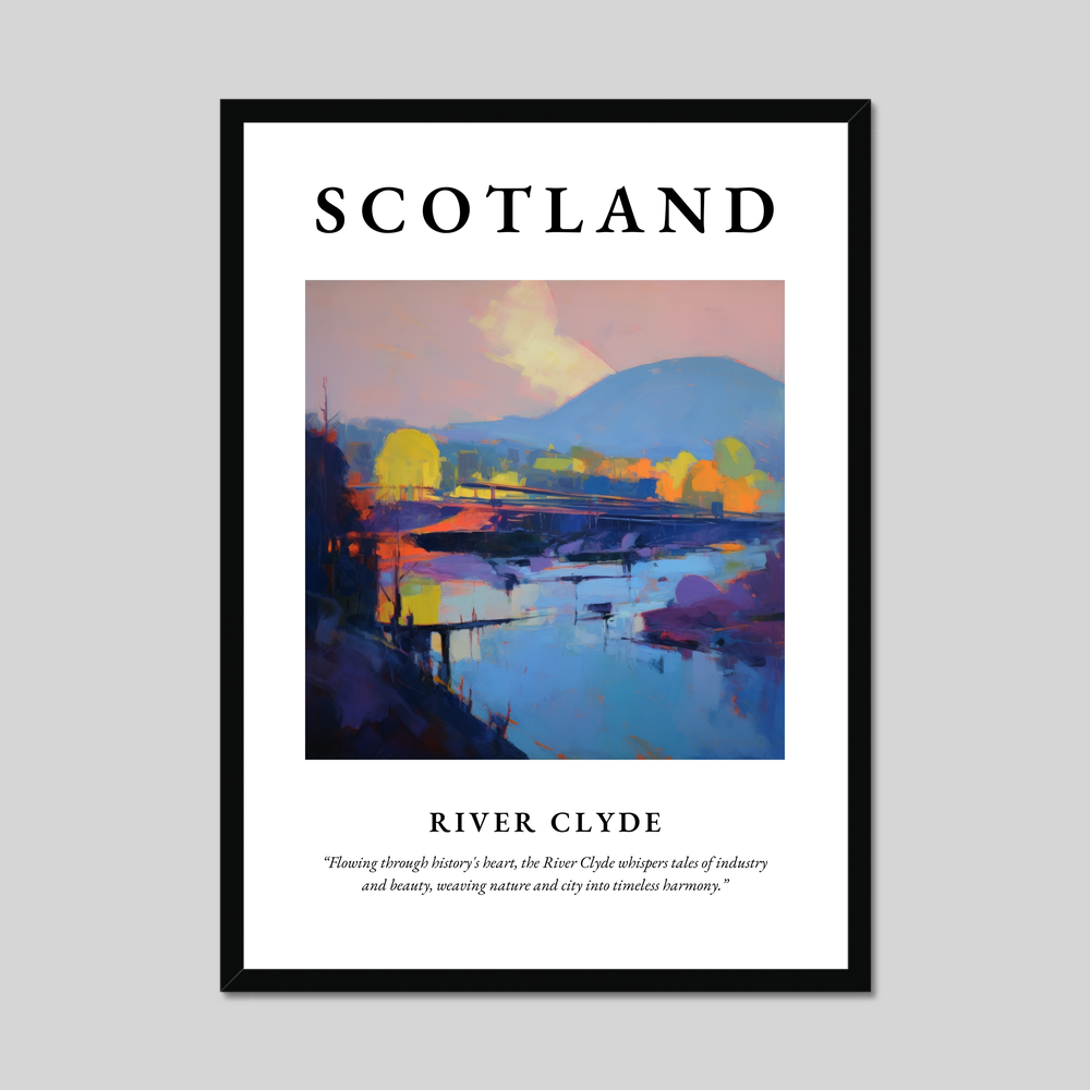 Poster of River Clyde, Scotland.