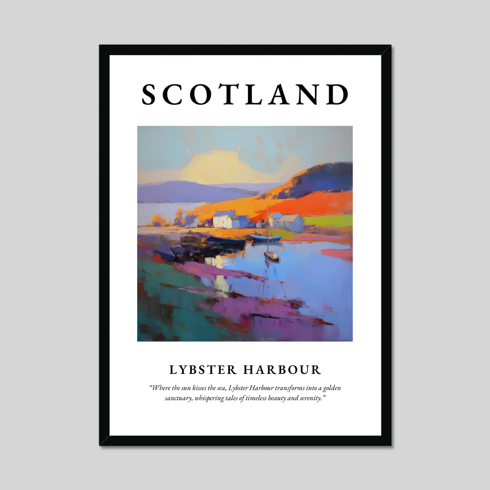 Poster of Lybster Harbour, Scotland.