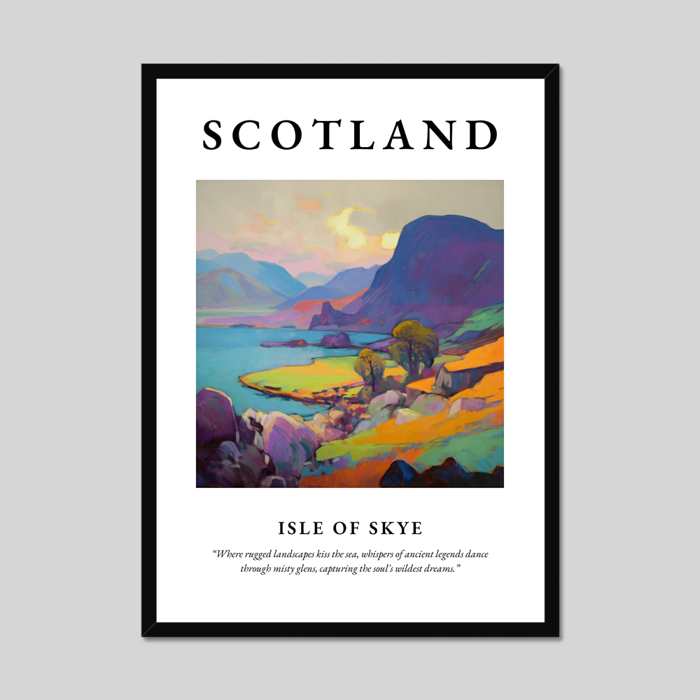 Poster of Isle of Skye, Scotland.