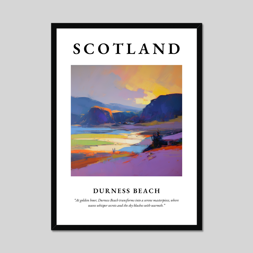 Poster of Durness Beach, Scotland.