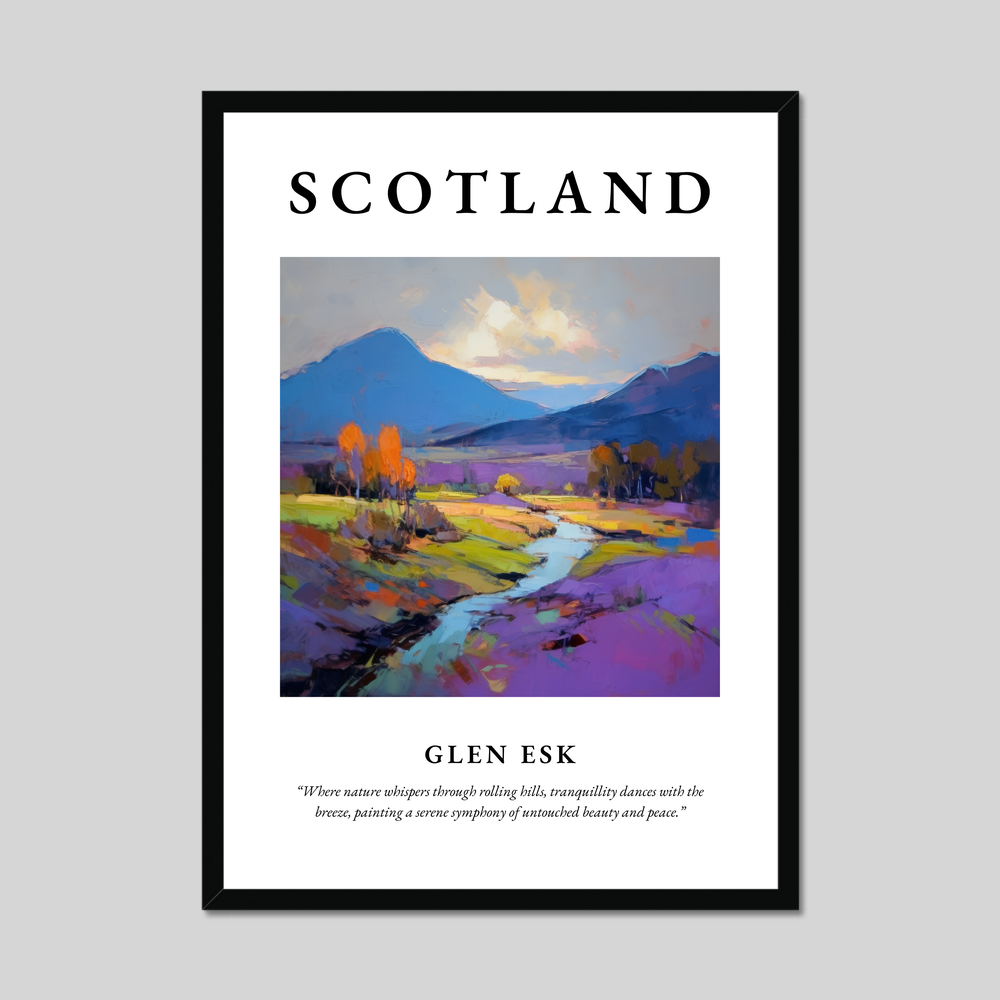 Poster of Glen Esk, Scotland.