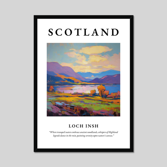 Poster of Loch Insh, Scotland.