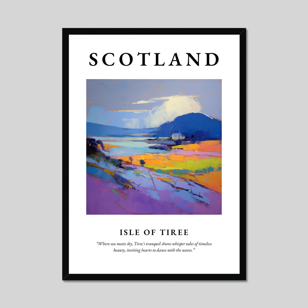 Poster of Isle of Tiree, Scotland.