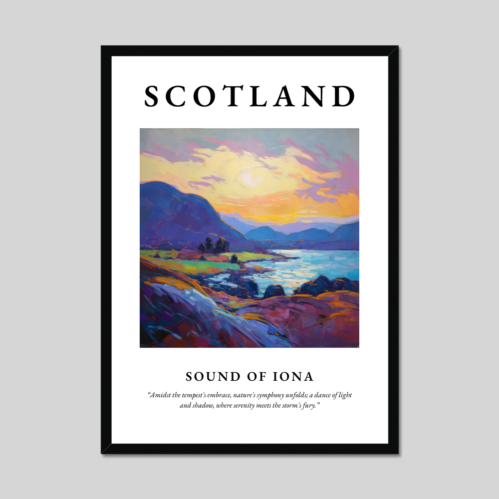 Poster of Sound of Iona, Scotland.