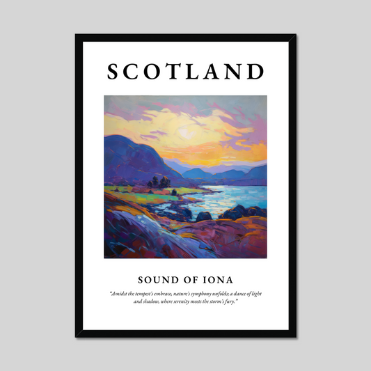 Poster of Sound of Iona, Scotland.