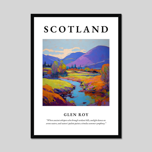 Poster of Glen Roy, Scotland.