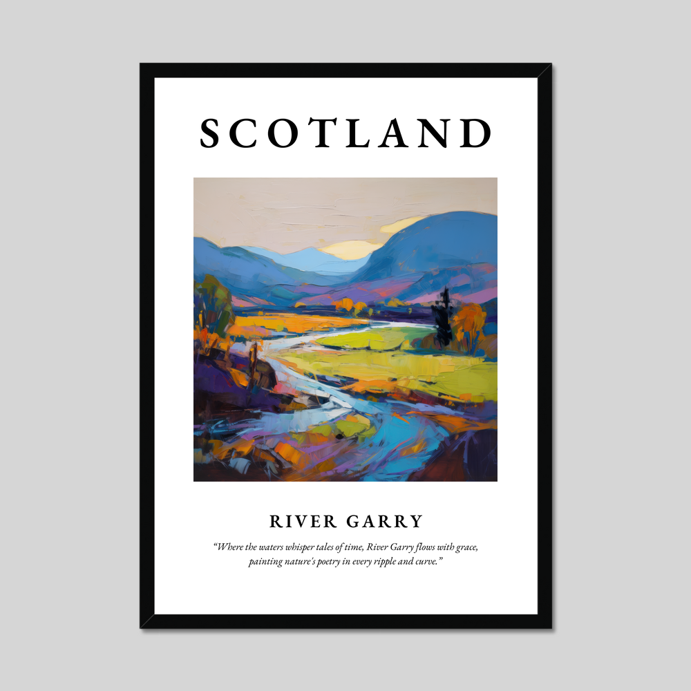 Poster of River Garry, Scotland.