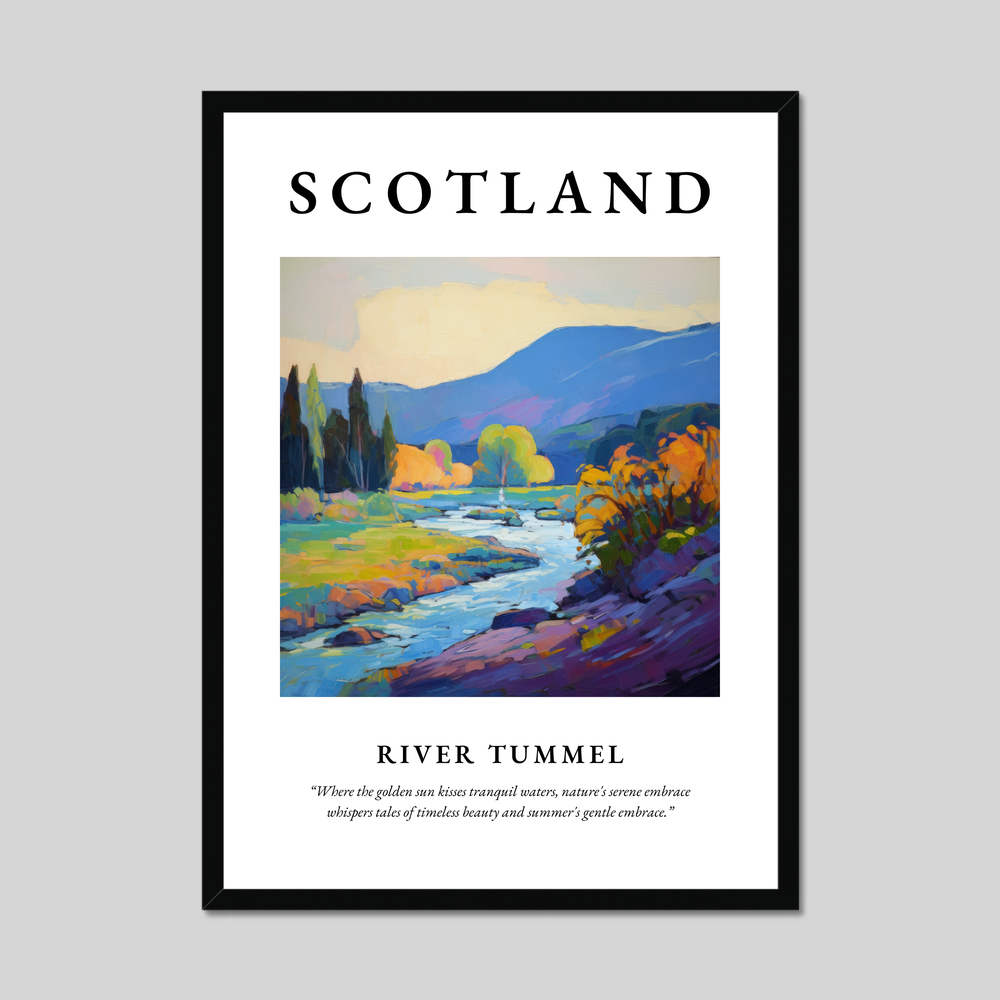 Poster of River Tummel, Scotland.