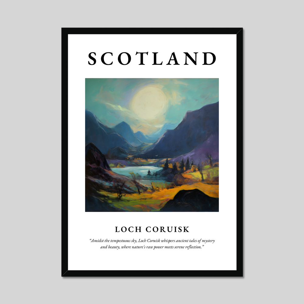 Poster of Loch Coruisk, Scotland.