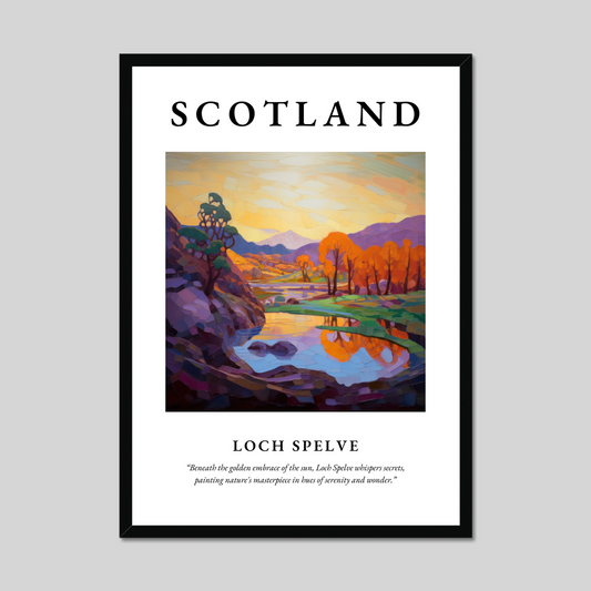 Poster of Loch Spelve, Scotland.