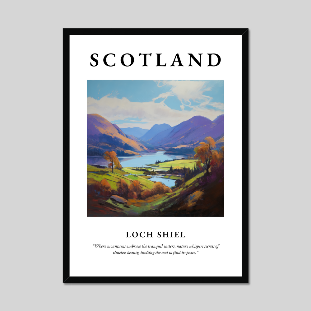 Poster of Loch Shiel, Scotland.