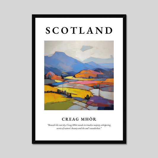 Poster of Creag Mhòr, Scotland.