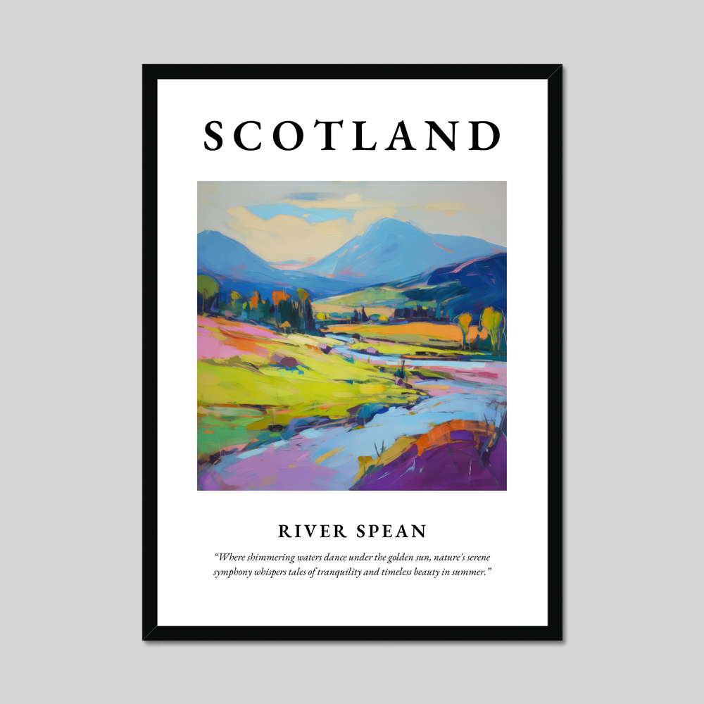 Poster of River Spean, Scotland.