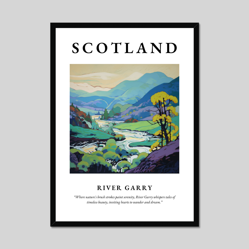 Poster of River Garry, Scotland.