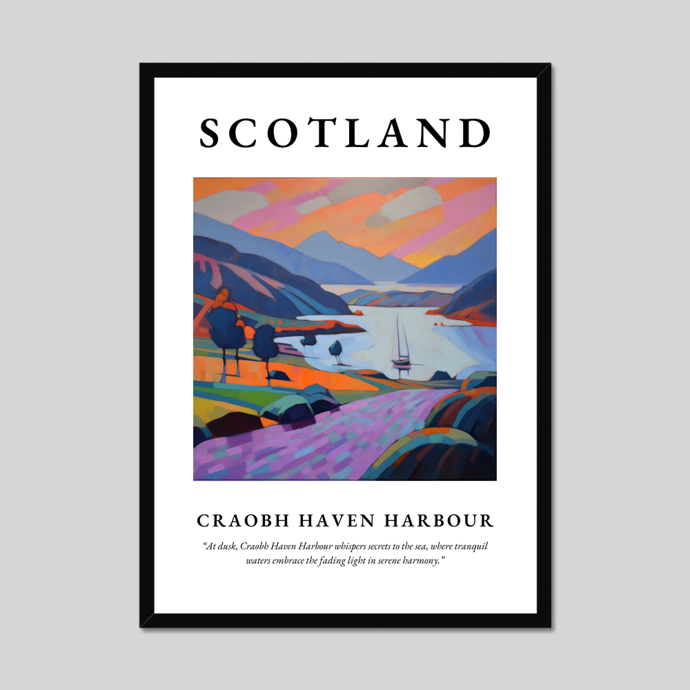 Poster of Craobh Haven Harbour, Scotland.