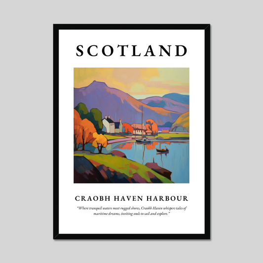 Poster of Craobh Haven Harbour, Scotland.