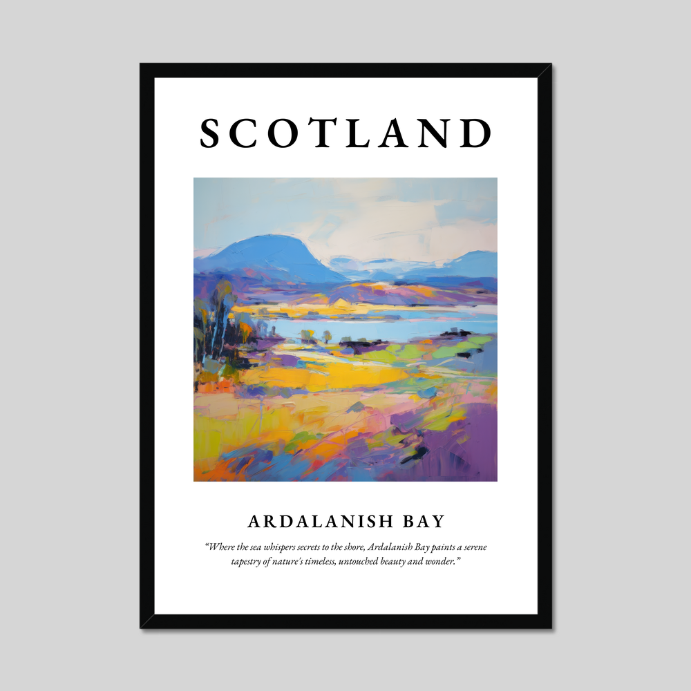 Poster of Ardalanish Bay, Scotland.