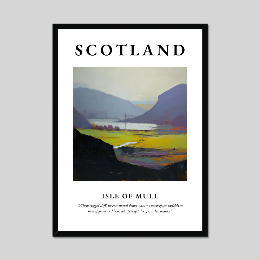 Poster of Isle of Mull, Scotland.