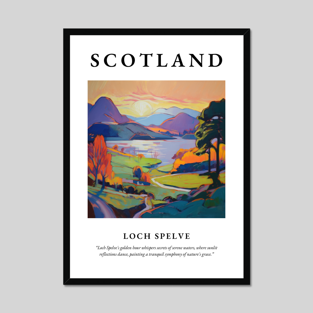 Poster of Loch Spelve, Scotland.