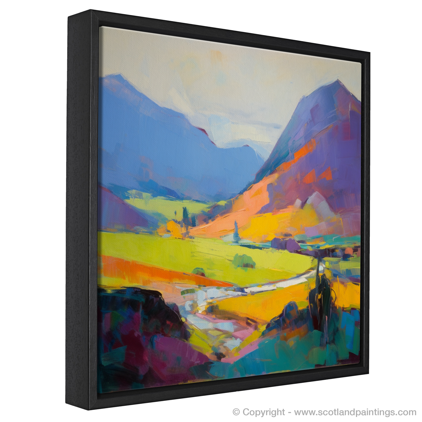 Highland Radiance: An Abstract Expression of Glen Coe