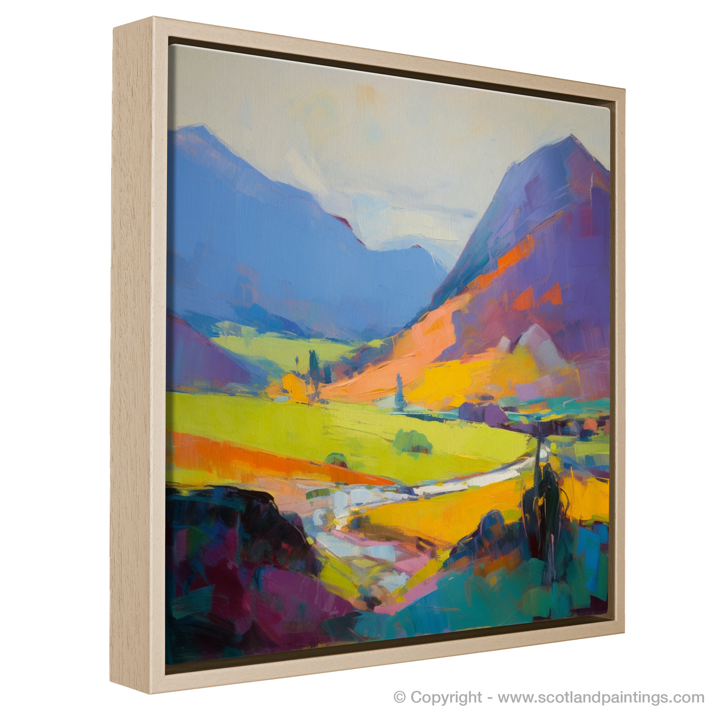 Highland Radiance: An Abstract Expression of Glen Coe