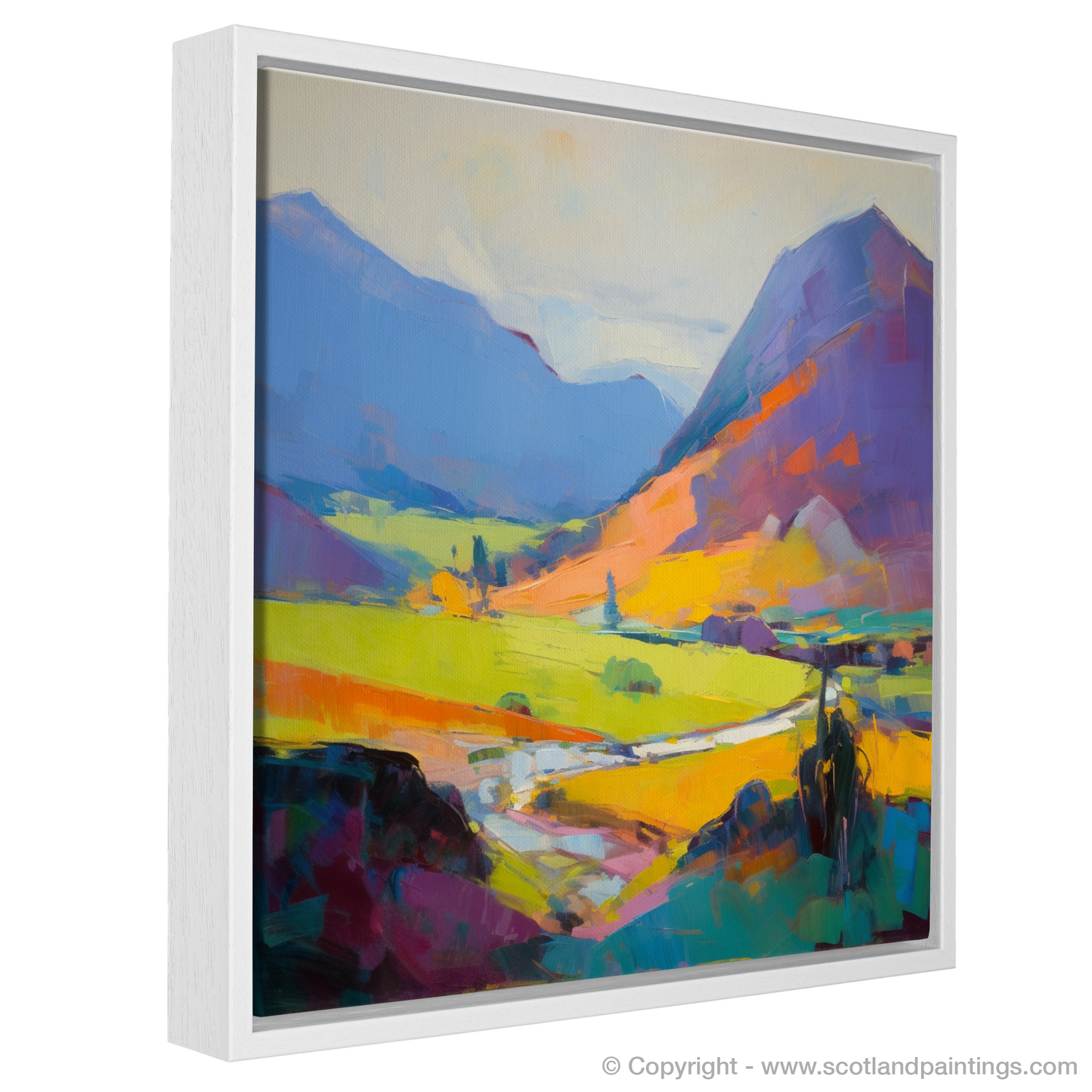 Highland Radiance: An Abstract Expression of Glen Coe