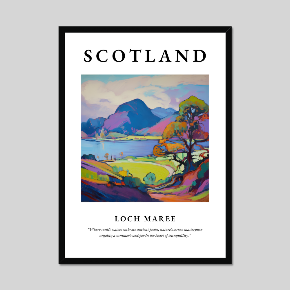 Poster of Loch Maree, Scotland.