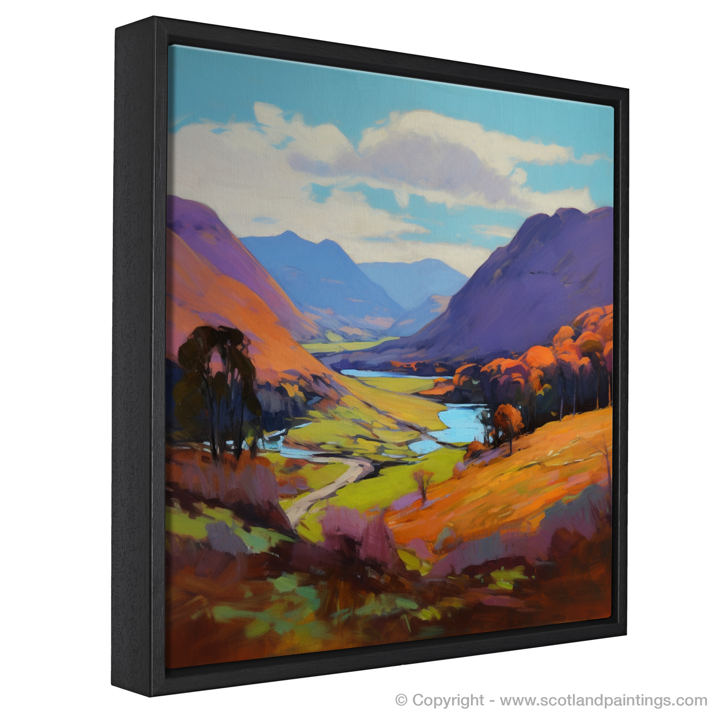 Enchanting Glen Shiel: An Impressionist Journey Through the Scottish Highlands