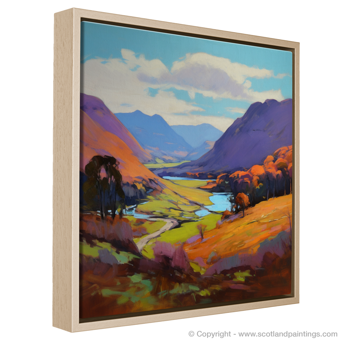 Enchanting Glen Shiel: An Impressionist Journey Through the Scottish Highlands