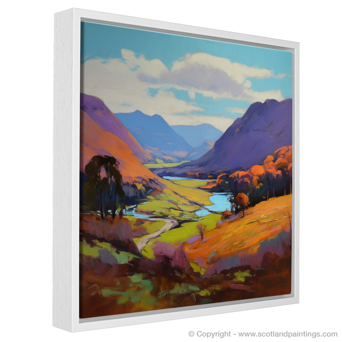 Enchanting Glen Shiel: An Impressionist Journey Through the Scottish Highlands