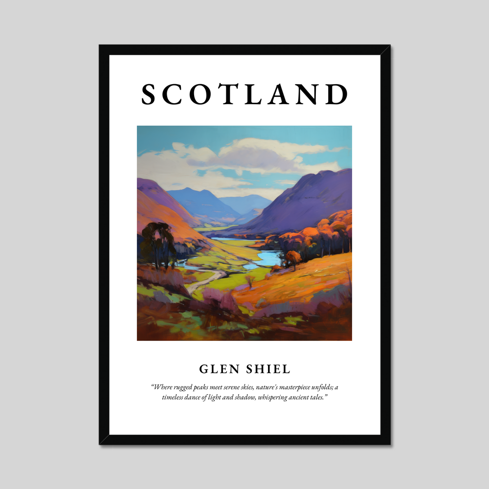 Poster of Glen Shiel, Scotland.