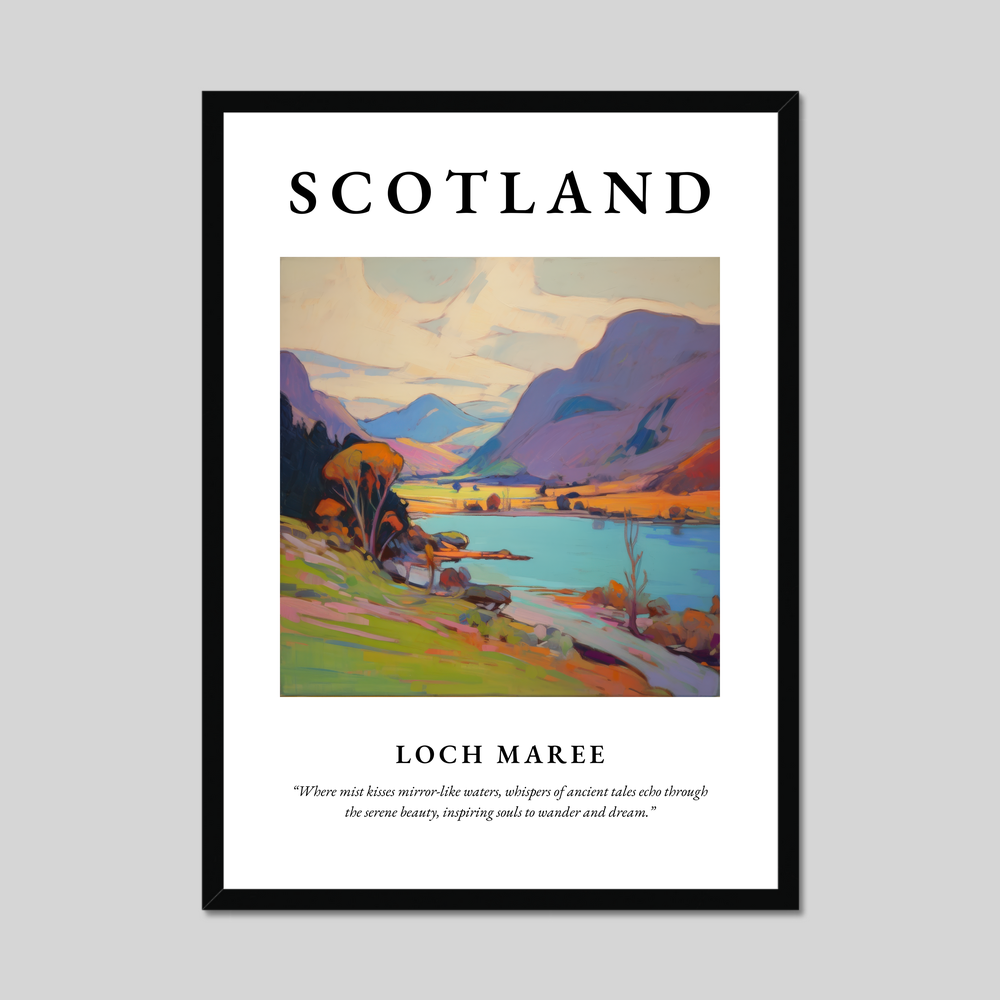 Poster of Loch Maree, Scotland.