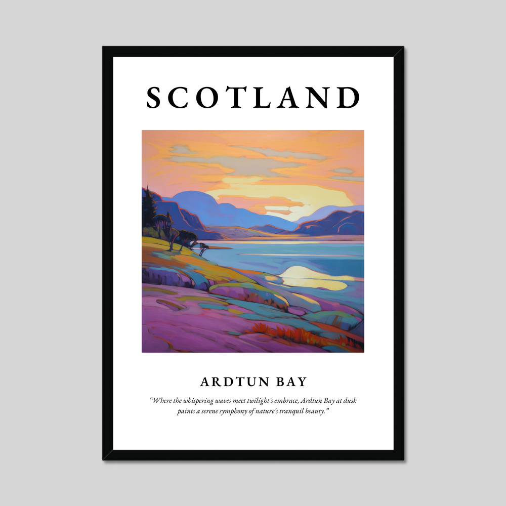 Poster of Ardtun Bay, Scotland.