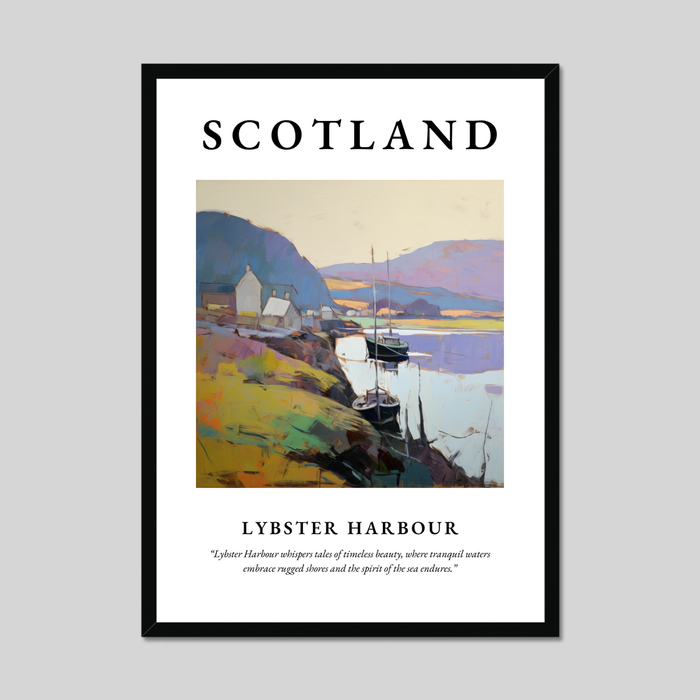 Poster of Lybster Harbour, Scotland.