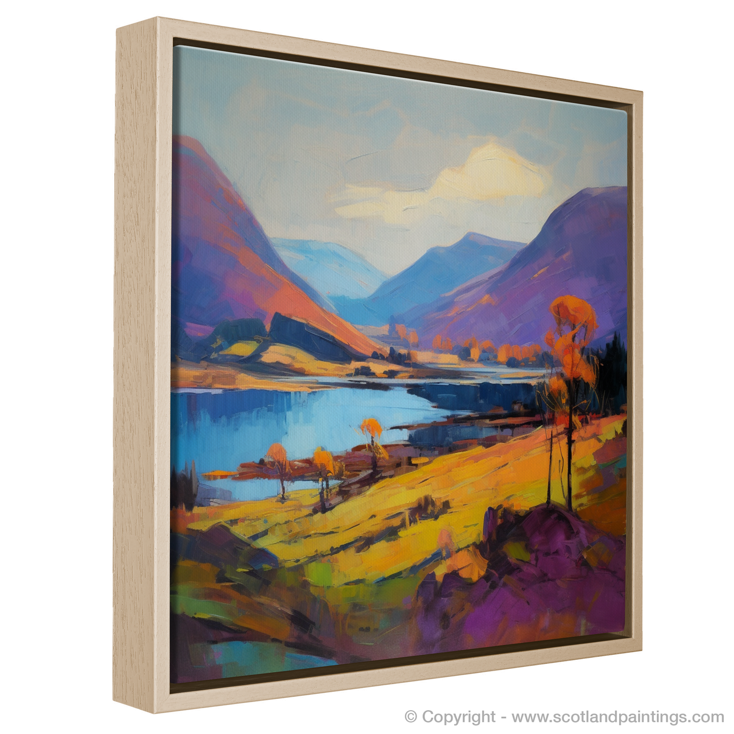 Autumn Blaze at Loch Shiel: A Fauvist Tribute