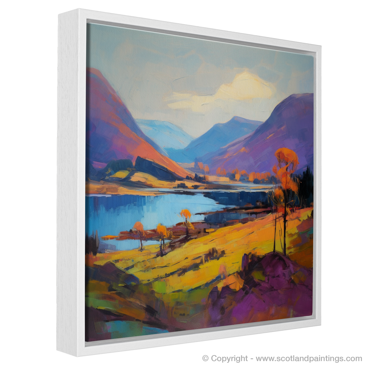 Autumn Blaze at Loch Shiel: A Fauvist Tribute