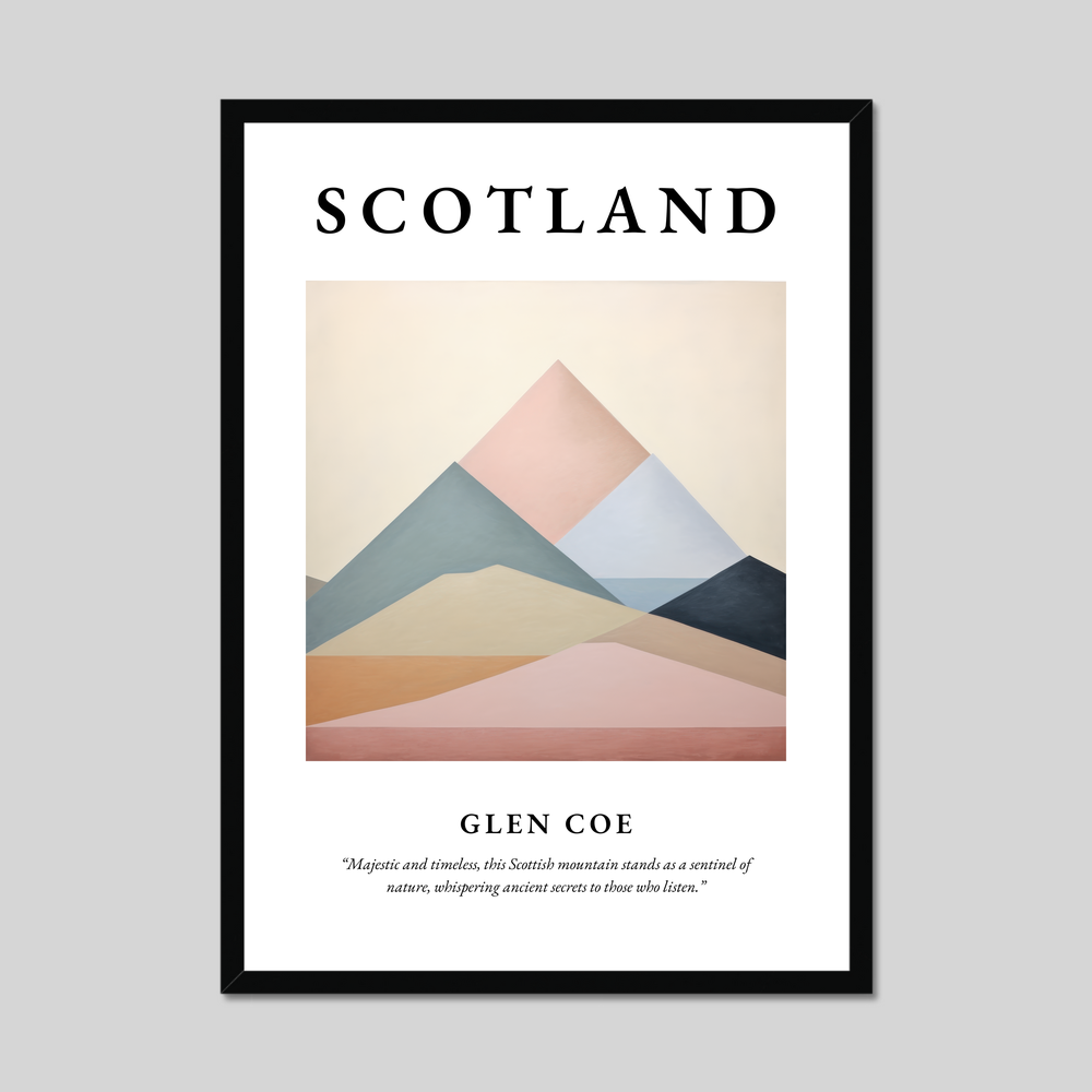 Poster of Glen Coe, Scotland.