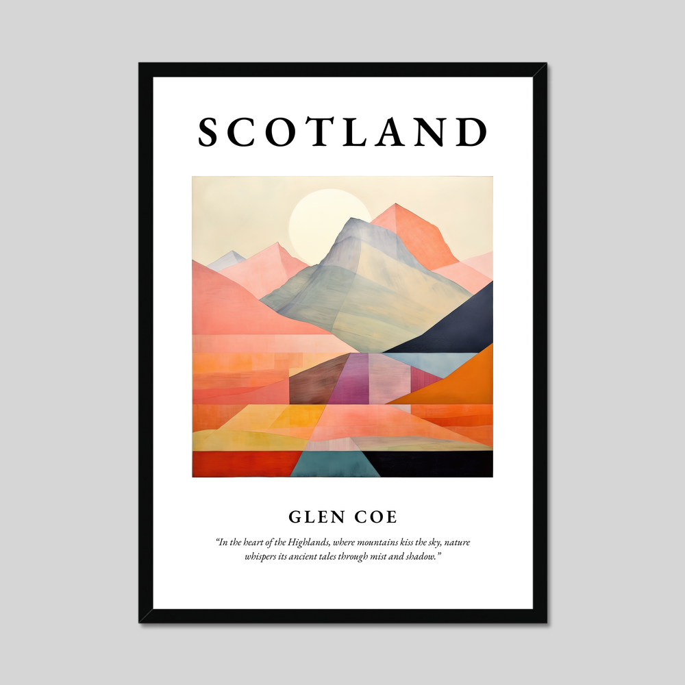 Poster of Glen Coe, Scotland.