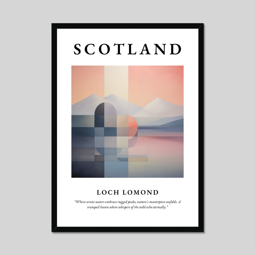 Poster of Loch Lomond, Scotland.