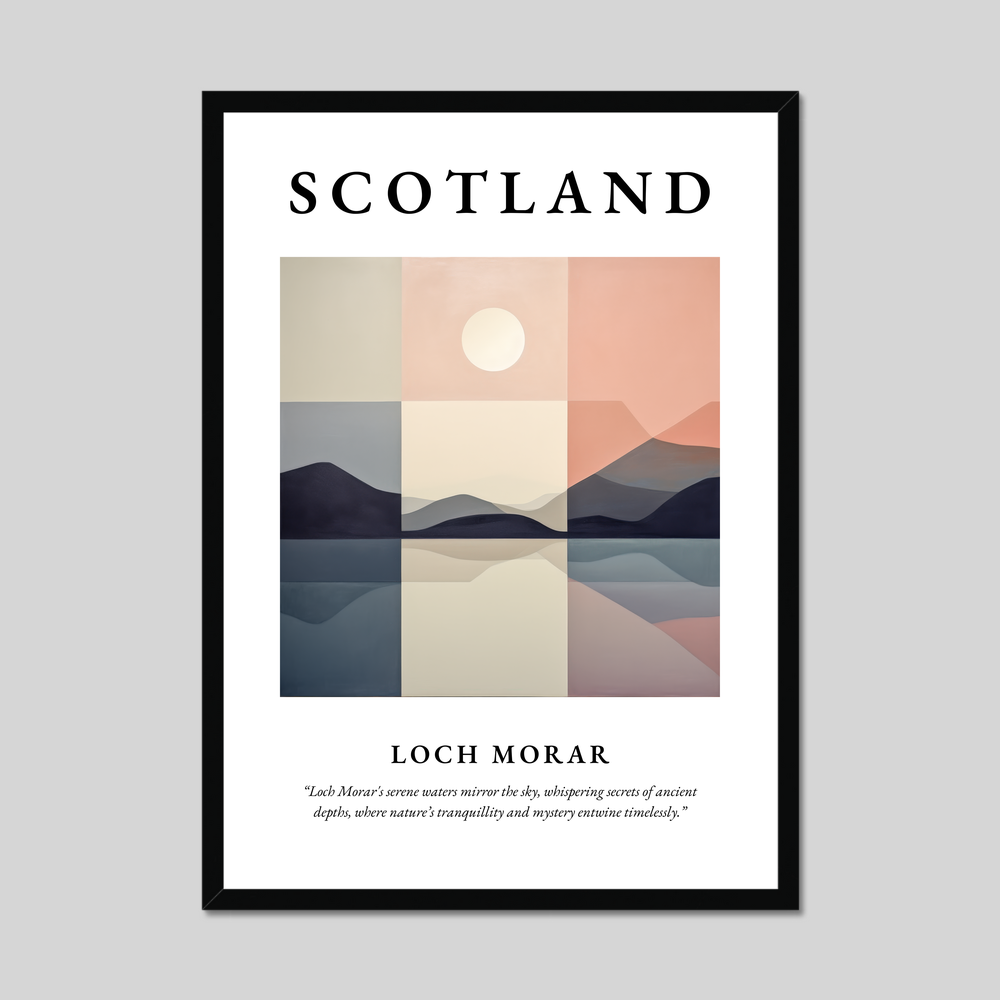 Poster of Loch Morar, Scotland.