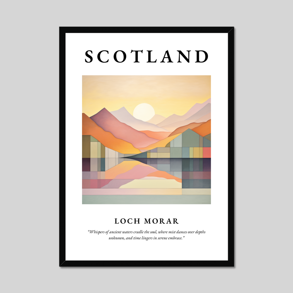 Poster of Loch Morar, Scotland.