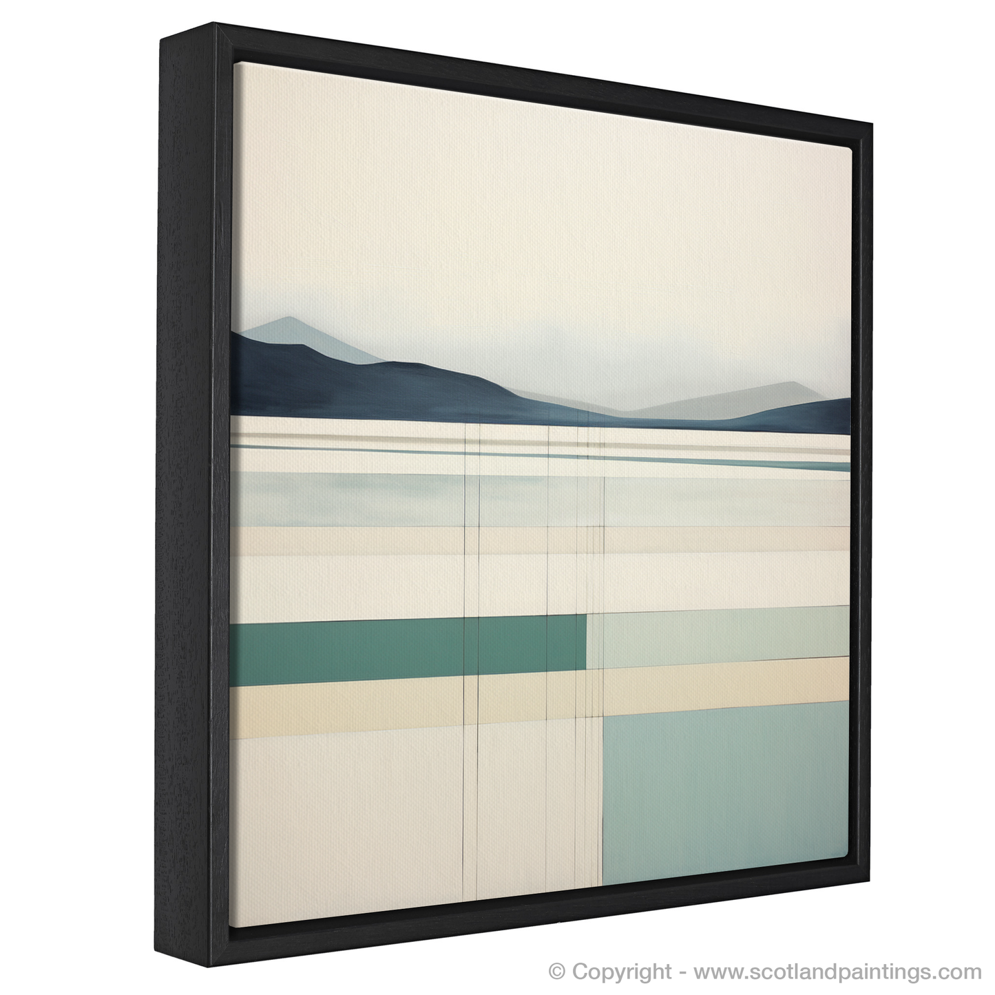 Serenity of Luskentyre Sands: A Modern Minimalist Interpretation