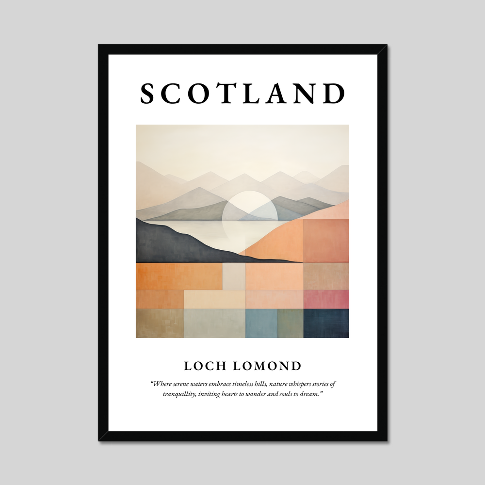 Poster of Loch Lomond, Scotland.