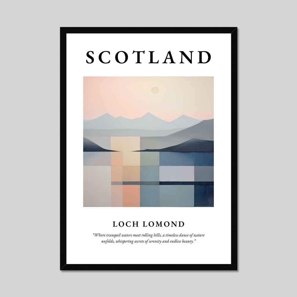 Poster of Loch Lomond, Scotland.