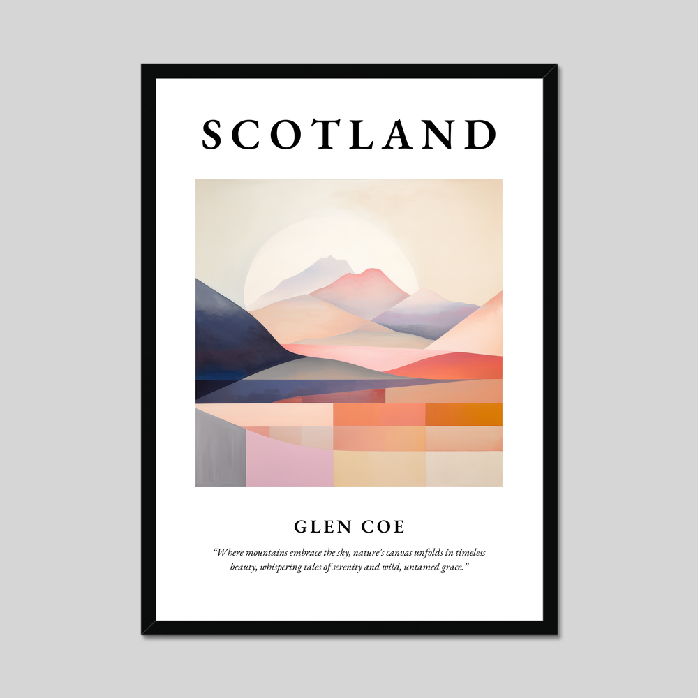 Poster of Glen Coe, Scotland.