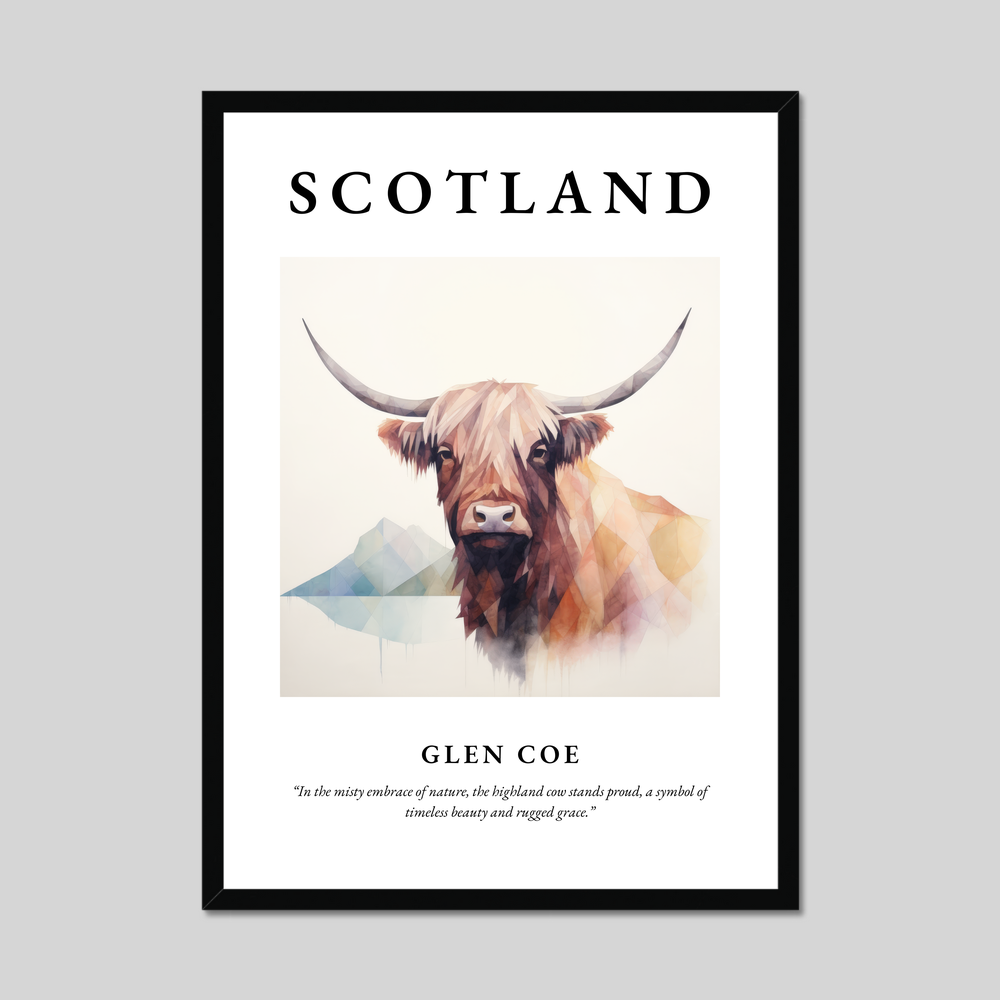 Poster of Glen Coe, Scotland.