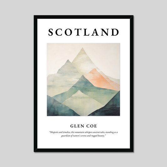 Poster of Glen Coe, Scotland.